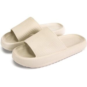Beige Cloud Slide Sandals NWOT